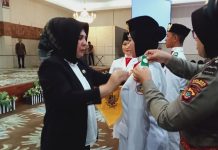 Siap Bertugas, 36 Paskibraka Dikukuhkan Tatong Bara