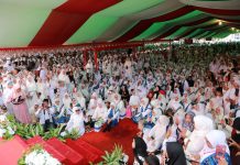 Wagub Kagum Antusias Masyarakat di Pelantikan BKMT Sulut