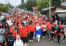 Wagub-Pj Walikota Hadiri Jalan Sehat dan Tinjau GPM