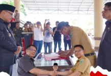 Serah Terima Sekda Bolmong, Begini Pesan Pj Bupati