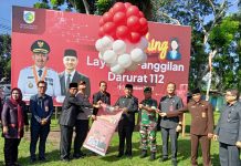 Pj Walikota Asripan Nani Launching 112, Pertama di BMR Layanan Panggilan Darurat 112