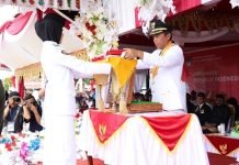 Bupati SSM Pimpin Upacara HUT ke – 78 RI HUT ke 78 RI