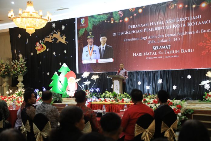 Perayaan Natal ASN dan THL Pemkot Kotamobagu