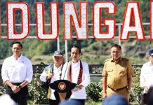 Presiden Jokowi Resmikan Bendungan Lolak Kabupaten Bolmong Peresmian Bendungan Lolak