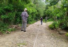 Pasiter Kodim 1303 Bolmong Survei Lokasi TMMD di Desa Modayag III
