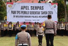Siap Amankan TPS, Polres Gelar Apel Serpas