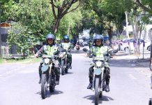 Dandim Bolmong Pimpin Patroli Monitoring Pasca Pencoblosan