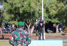 Brigjen TNI Wakhyono Pimpin Apel Gabungan PAM VVIP Kunker Presiden Jokowi Apel Pasukan VVIP Kunker Presiden