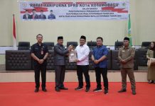 Pj Walikota Hadiri Penutupan dan Pembukaan Masa Sidang DPRD Kotamobagu