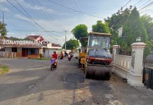 Sampana Diaspal, Pekerjaan Ditargetkan Sebelum Lebaran