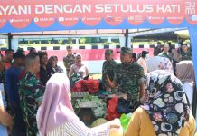 Sambut Idul Fitri, Kodim Bolmong Gelar Bazar Murah