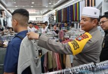 Kapolres-Forkopimda Ajak Masyarakat Berbelanja di Pasar Senggol Kotamobagu