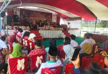 Pj Bupati Limi Mokodompit Hadiri Halal Bi Halal Desa Dumara