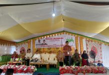 Pj Bupati Bolmong Limi Mokodompit Hadiri Halal Bi Halal Kecamatan Bilalang