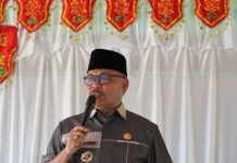 Pj Bupati Limi Mokodompit Hadiri Halal Bi Halal Desa Motabang Pj Bupati Bolmong Limi Mokodompit