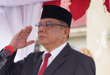 Pj Sekda Abdullah Mokoginta Pimpin Upacara Hardiknas, Ini Penyampaiannya Pj Sekda Bolmong Abdullah Mokoginta