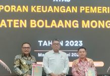 Raih Opini WTP, Pj Bupati Limi Mokodompit Sampaikan Ini LKPD 2023