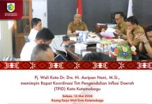 Pj Walikota Asripan Nani Pimpin Rakor TPID