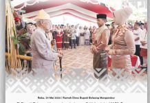 Gelar Prosesi Penerimaan Adat, Pj Bupati: Saya Akan Melanjutkan