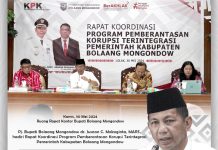 Rakor Pemberantasan Korupsi, Pj Bupati dr. Jusnan Sampaikan Ini