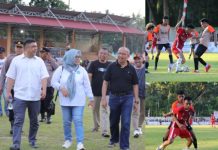 Asripan-Meiddy Hadiri Pertandingan Pelta vs Baracuda