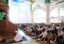 Pj Wali Kota Asripan Nani Sholat Idul Adha di MABM