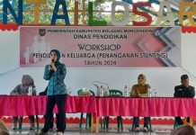 Terlindungi: Dinas Pendidikan Bolmong Gelar Workshop Stunting