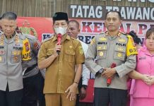 Pj Bupati dr Jusnan Hadiri Kenal Pamit Kapolres Bolmong