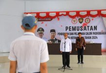 Pj Wali Kota Membuka Pemusatan Pendidikan dan Pelatihan Paskibraka