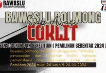 Bawaslu Bolmong Kawal Ketat Pemutakhiran Data