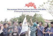 Canangkan PIN Polio, Pemkab Bolmong Siap Sukses Program Nasional