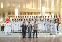 JCM Kukuhkan 36 Anggota Paskibraka 2024 di Rumah Dinas Bupati Bolmong