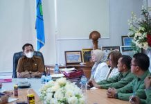 Pj Bupati dr Jusnan Terima Kunker Direktur Poltekkes Kemenkes Manado