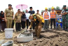 Peletakkan Batu Pembangunan UDK, Pj Walikota Sampaikan Ini