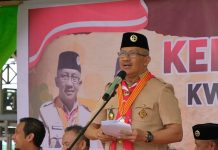 Pj Walikota Membuka Kemah Bhakti Pramuka