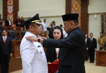 Pengambilan Sumpah Pj Walikota, OD Percaya Abdullah Mampu Menjalankan Tugas