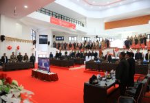 Pj Walikota Abdullah Mokoginta Hadiri Paripurna Mendengarkan Pidato Presiden Joko Widodo