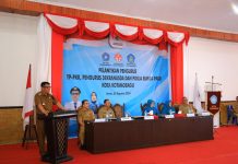 Pelantikan Pengurus TP-PKK, Dekranasda hingga PAUD, Begini Penyampaian Pj Wali Kota