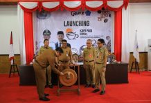 Pj Wali Kota Abdullah Mokoginta Launching KOPI PAGI BUMDes