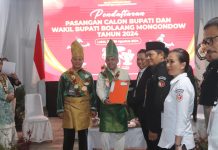 Didukung 5 Parpol, Yusra-Donny Mendaftar ke KPU Bolmong