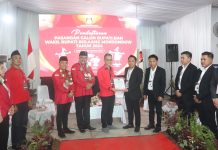 Diusung PDIP, Limi-Welty Resmi Mendaftar di KPU Bolmong