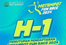Pendaftaran Segera Ditutup, Peserta Motampot Fun Race Mendekati Enam Ratusan
