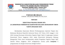 Pemkab Boltim Umumkan Seleksi Penerima CPNS 2024