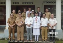 Pj Bupati dr Jusnan Sambut Kunjungan Paskibraka Nasional