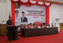 Pelantikan Auditor Ahli Pertama, Sekkot Ingatkan Profesionalisme, Etika dan Integritas