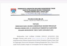1.641 Memenuhi Syarat Administrasi CPNS Boltim, Ini Pelamarnya