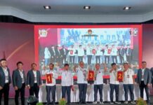 Ini Hasil Pengundian Nomor Urut Paslon Pilkada Bolmong