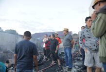 Pj Walikota Abdullah Mokoginta Tinjau Lokasi Kebakaran di Gogagoman