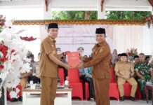 Rampungkan Tugas di Bolsel, Pjs. Bupati Tahlis Lakukan Sertijab dengan Bupati Iskandar