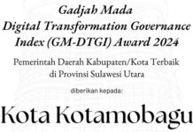 Raih Penghargaan GM-DTGI Award, Kadis Kominfo Kotamobagu Sampaikan Ini